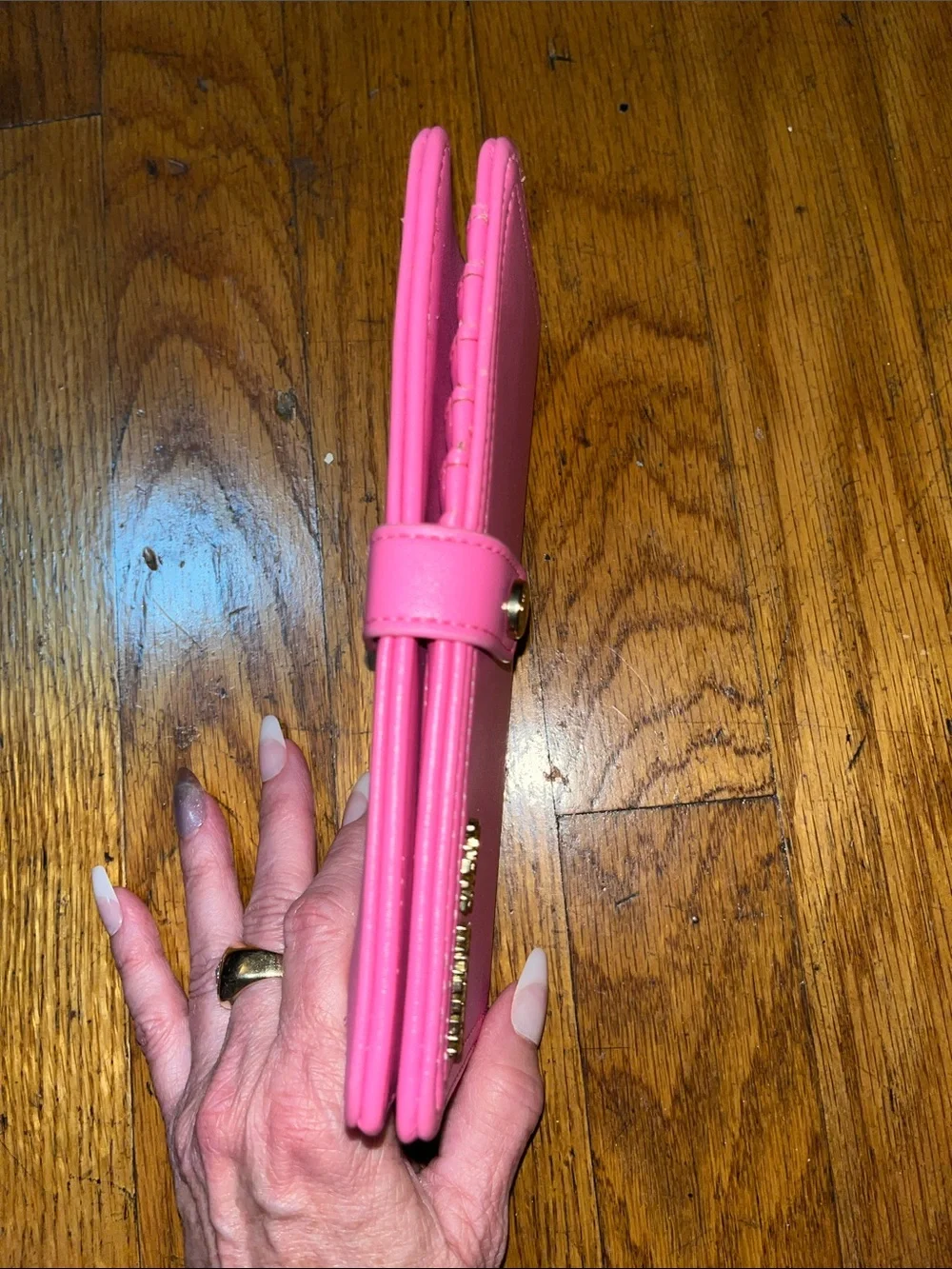 Steve Madden Hot Pink Snap Continental Wallet